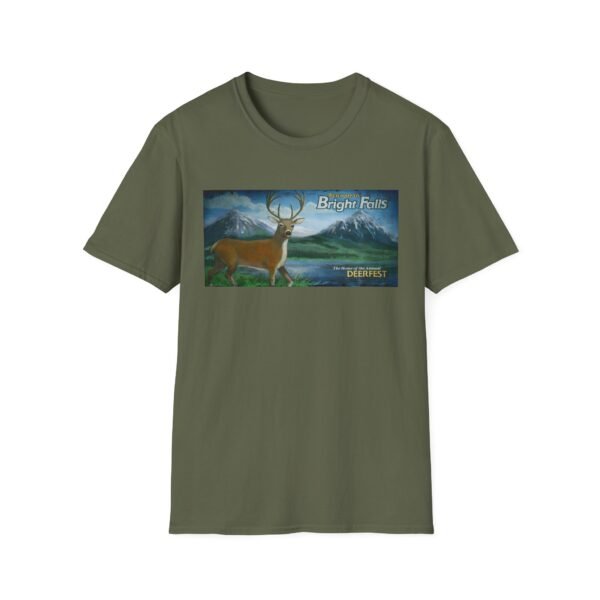 Alan Wake Falls souvenir Unisex Softstyle T-Shirt - Image 7