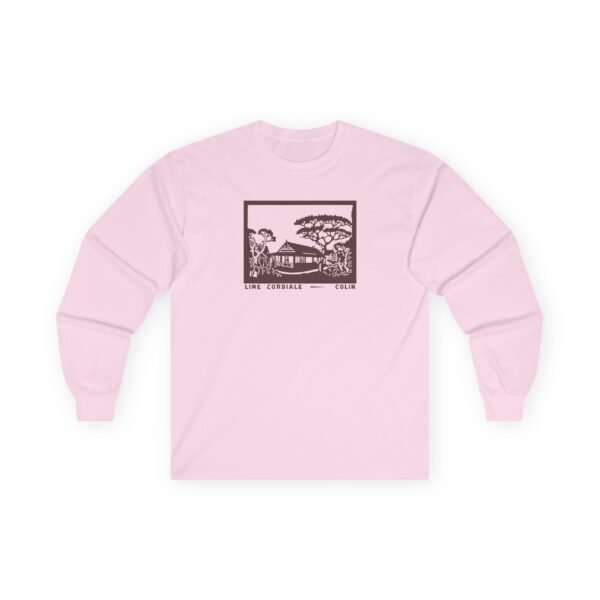 Lime Cordiale Colin Unisex Ultra Cotton Long Sleeve Tee - Image 7