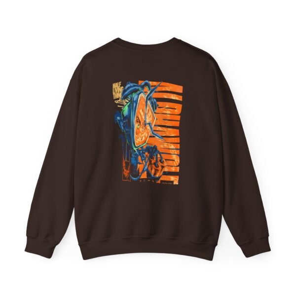 Alpha Wolf Clock Unisex Heavy Blend™ Crewneck Sweatshirt - Image 4