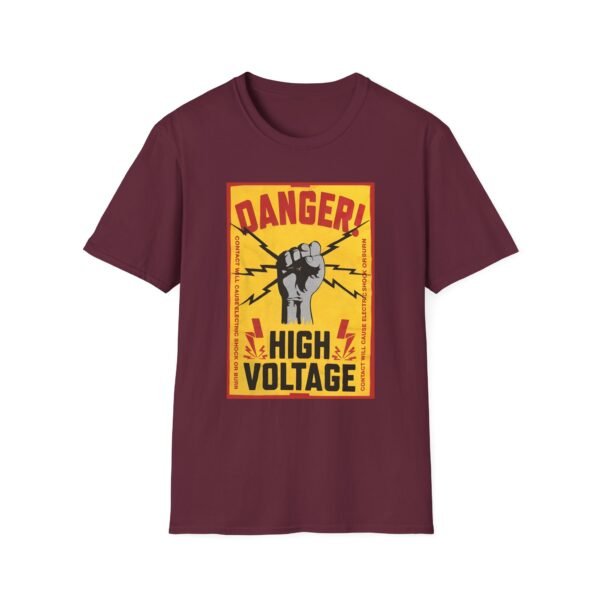 Lachlan Danger! High Voltage Unisex Softstyle T-Shirt - Image 5