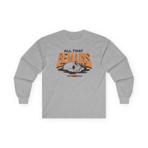 All That Remains Springfield Skull Unisex Ultra Cotton Long Sleeve Tee - Image 5