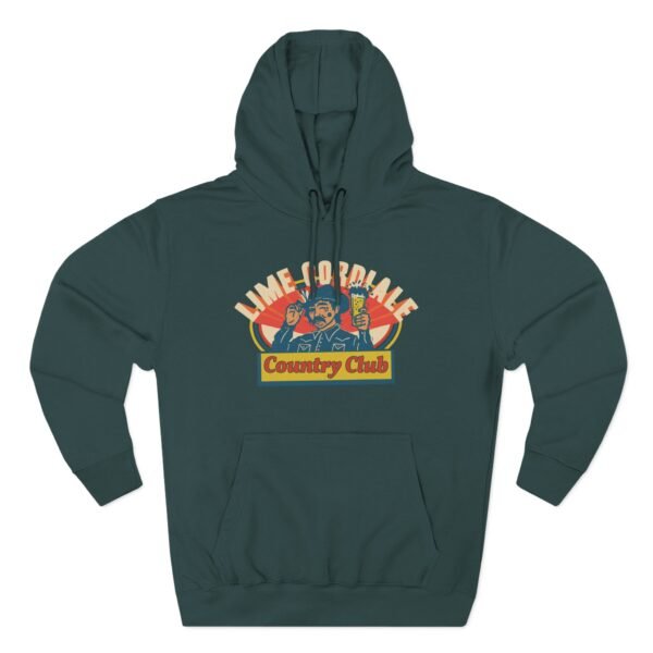 Lime Cordiale Country Club Three-Panel Fleece Hoodie - Image 7