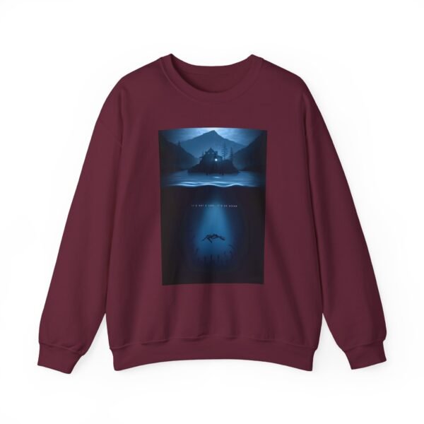 Alan Wake It’s not a lake it’s an ocean Unisex Heavy Blend™ Crewneck Sweatshirt - Image 5