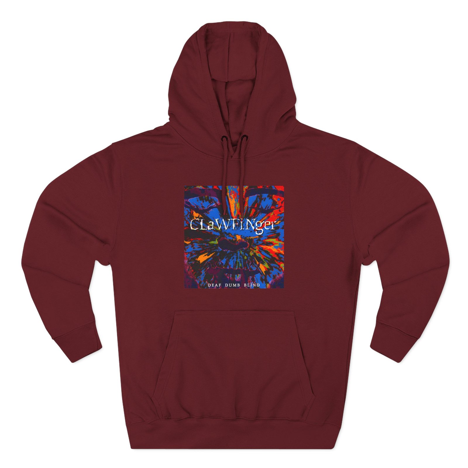 Clawfinger Deaf Dumb Blind 2 Album Cover Three-Panel Fleece Hoodie - Image 29