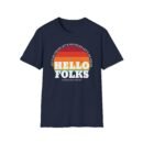 Nate Bargatze Hello Folks Unisex Softstyle T-Shirt
