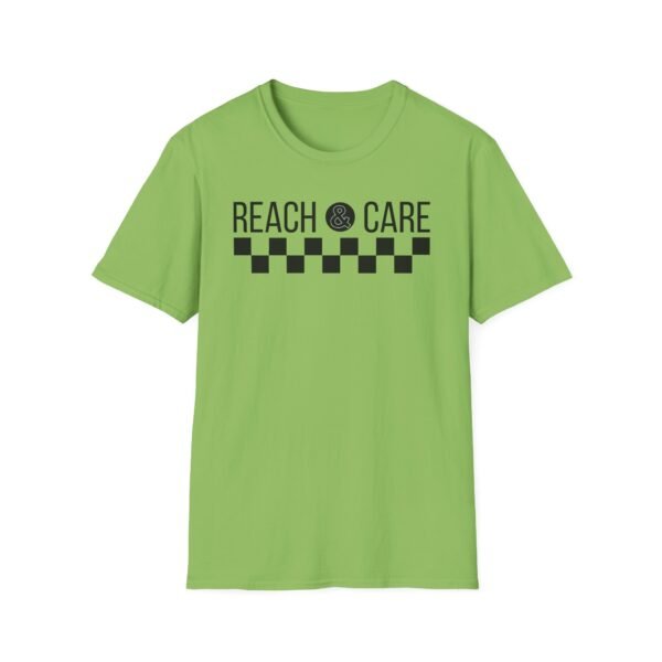 Life Church Reach the World Care for the One Unisex Softstyle T-Shirt - Image 9