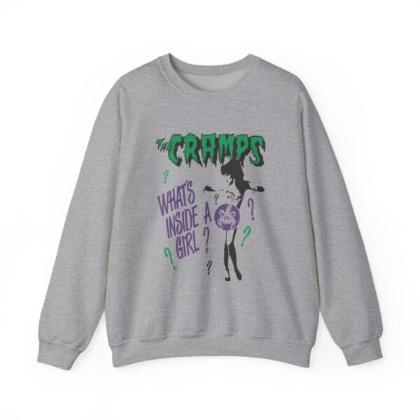 The Cramps What's Inside a Girl Unisex Heavy Blend™ Crewneck Sweatshirt - Image 9