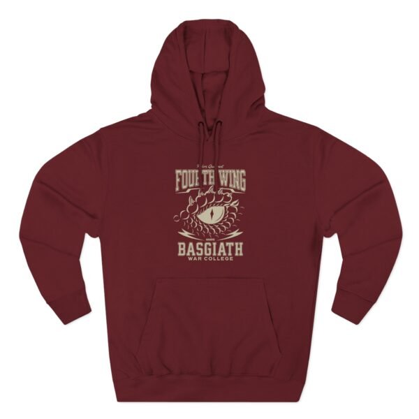 Fourth Wing riders quadrant Three-Panel Fleece Hoodie - Image 13