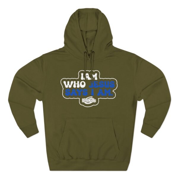 Life Church Jesus Says I Am Three-Panel Fleece Hoodie - Image 7