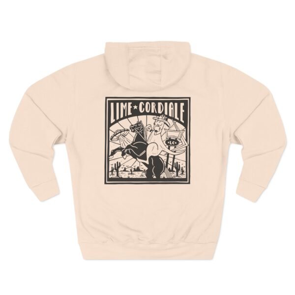 Lime Cordiale Three-Panel Fleece Hoodie - Image 6