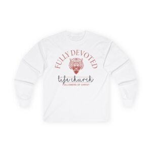 Life Church Fully Devoted Vintage Unisex Ultra Cotton Long Sleeve Tee