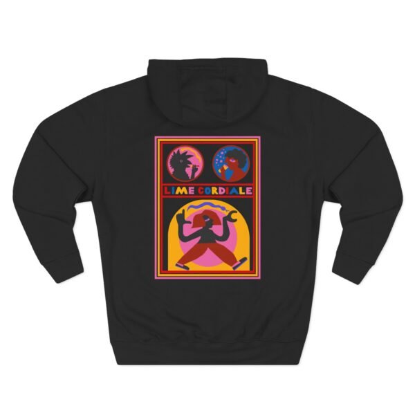 Lime Cordiale Cockatoo Three-Panel Fleece Hoodie - Image 2