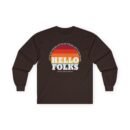 Nate Bargatze Hello Folks Unisex Ultra Cotton Long Sleeve Tee