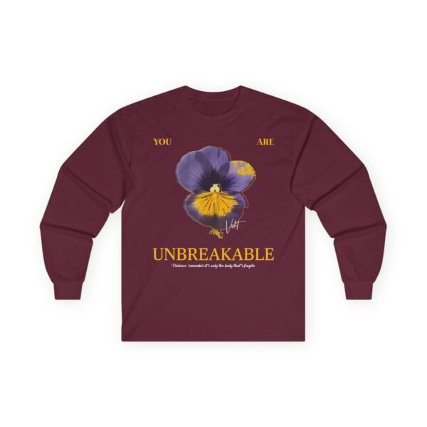 Fourth Wing You Are Unbreakable Xaden and Violet Unisex Ultra Cotton Long Sleeve Tee - Image 3