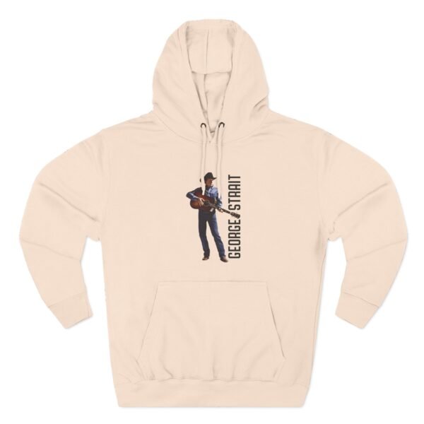 George Strait Heather Denim Silhouette Three-Panel Fleece Hoodie - Image 7
