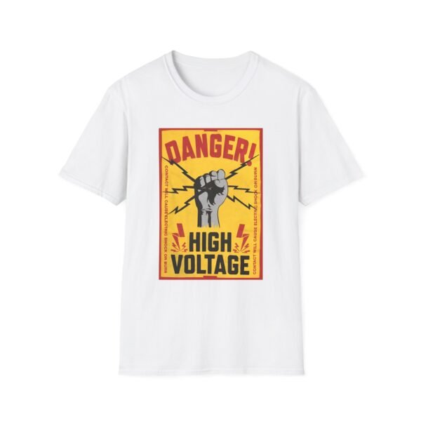 Lachlan Danger! High Voltage Unisex Softstyle T-Shirt - Image 3