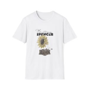 Manhead Sunflower Turntable Unisex Softstyle T-Shirt
