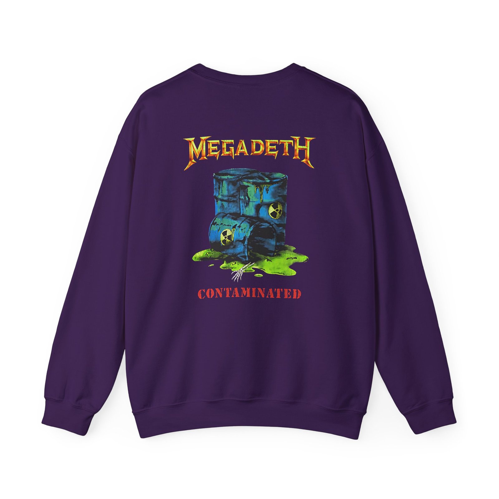Manhead Megadeth Contaminated Unisex Heavy Blend™ Crewneck Sweatshirt - Image 12