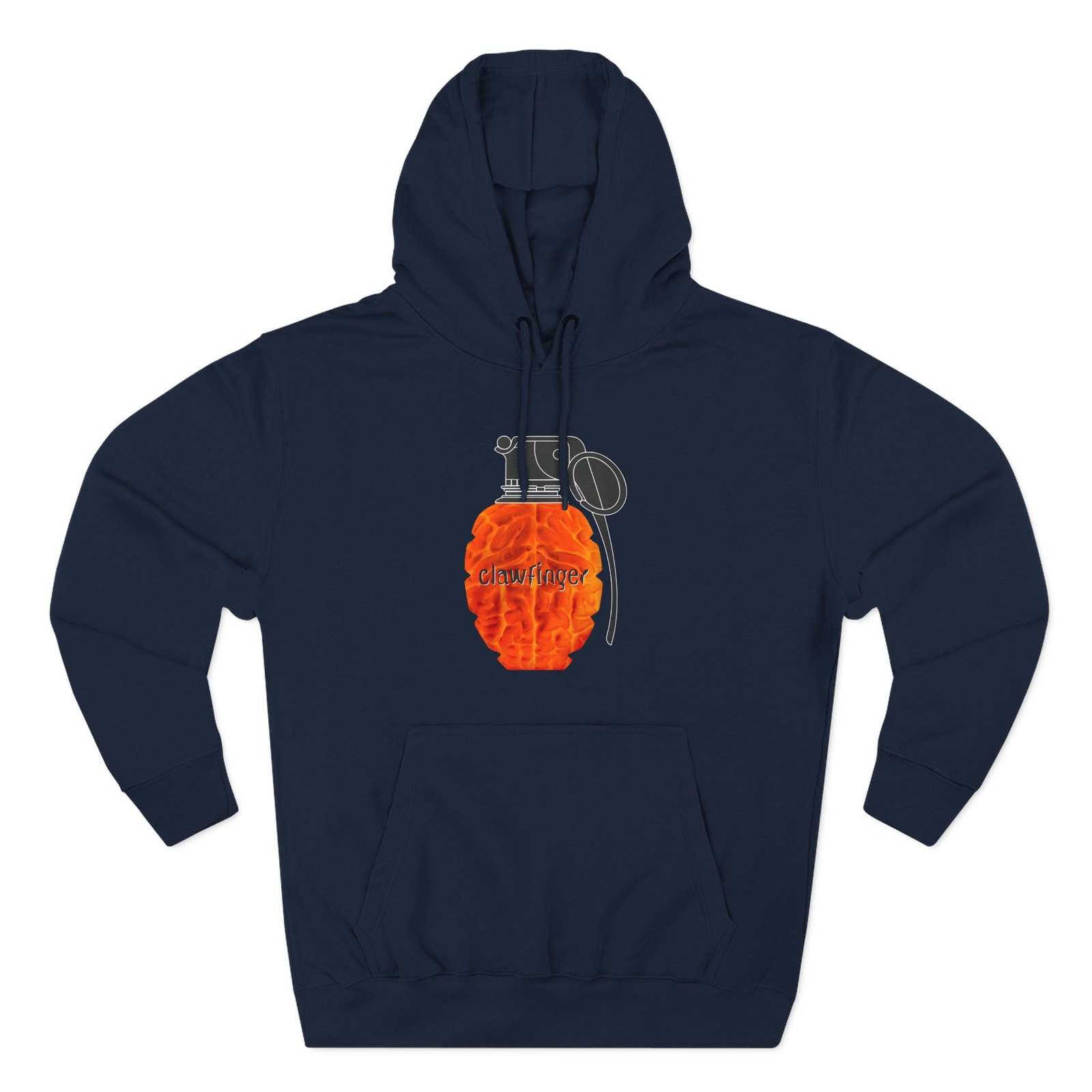 Clawfinger Use Your Brain Three-Panel Fleece Hoodie - Image 17