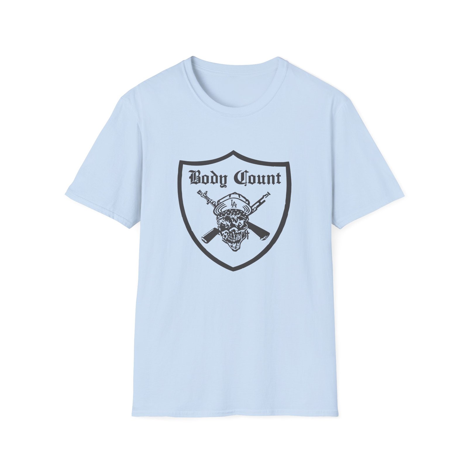 Body Count Pirate Logo Unisex Softstyle T-Shirt - Image 23