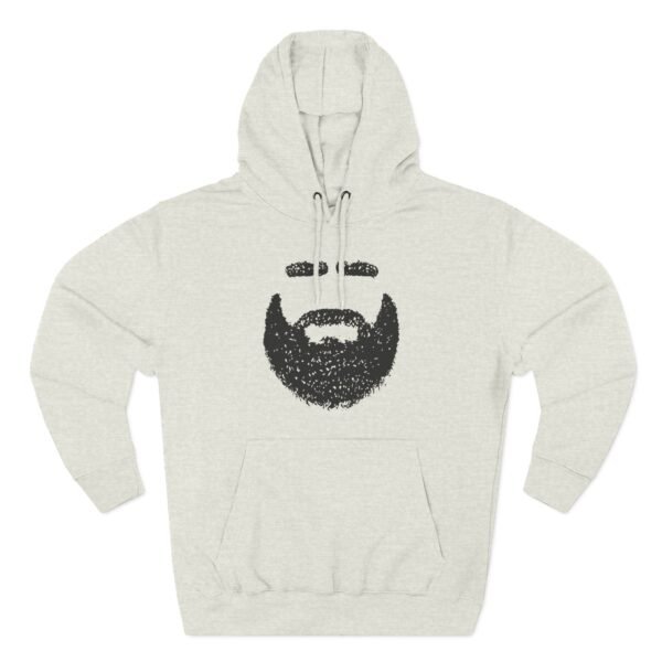 New Heights Jason Kelce Beard Three-Panel Fleece Hoodie - Image 9