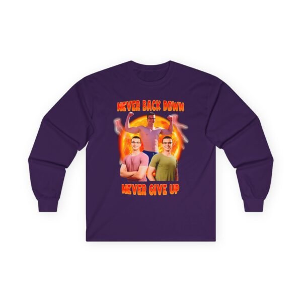 Nick Eh 30 Never Back Down Never Give Up Unisex Ultra Cotton Long Sleeve Tee - Image 9
