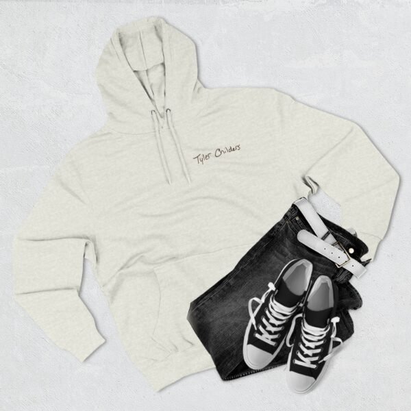 Tyler Childers Blue Muleshoe Three-Panel Fleece Hoodie - Image 15