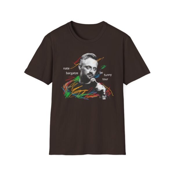 Nate Bargatze 2024 Be Funny Tour Unisex Softstyle T-Shirt - Image 5