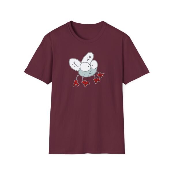 Carl Barron Skating Flies Unisex Softstyle T-Shirt - Image 3