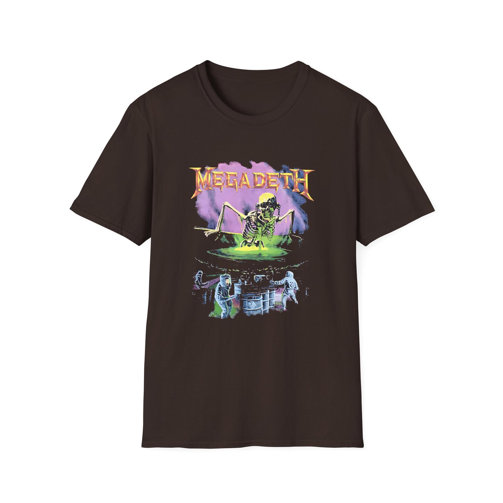Manhead Megadeth Contaminated Unisex Softstyle T-Shirt - Image 3