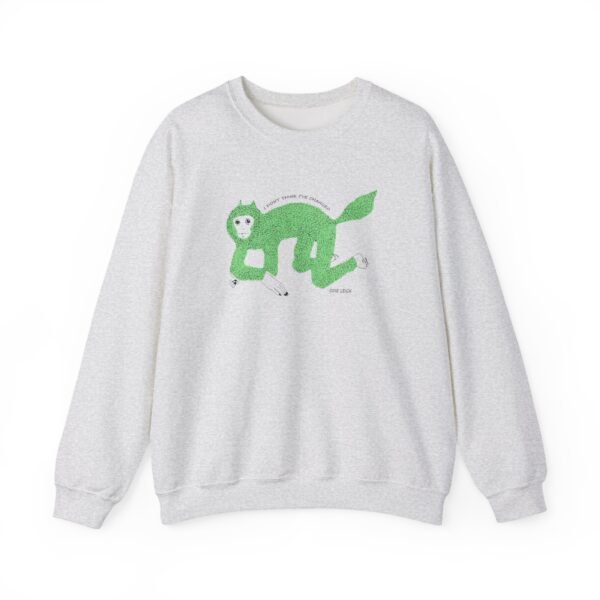 Odie Leigh Wolf Girl T Unisex Heavy Blend™ Crewneck Sweatshirt - Image 3
