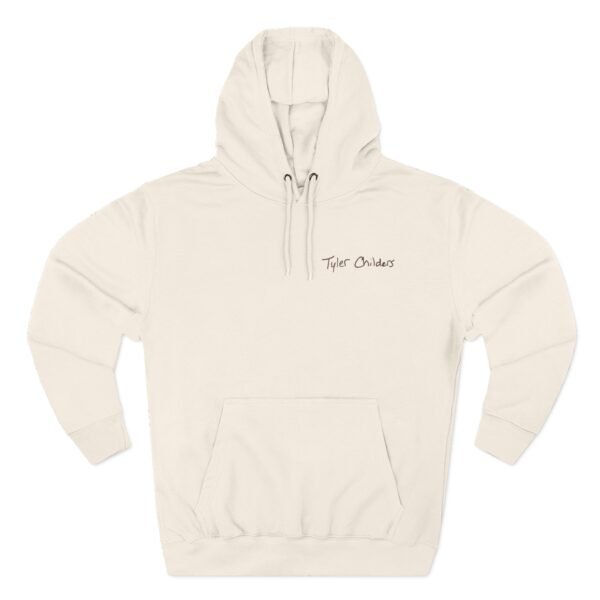 Tyler Childers Blue Muleshoe Three-Panel Fleece Hoodie - Image 5