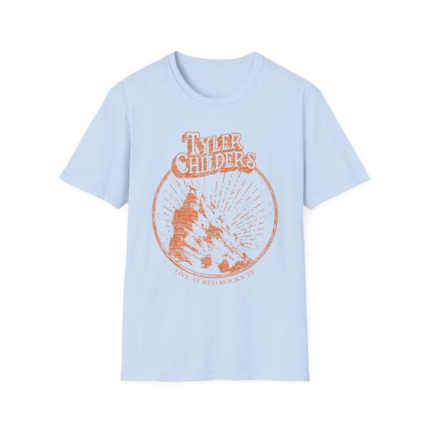Tyler Childers Natural Red Rocks Unisex Softstyle T-Shirt - Image 13