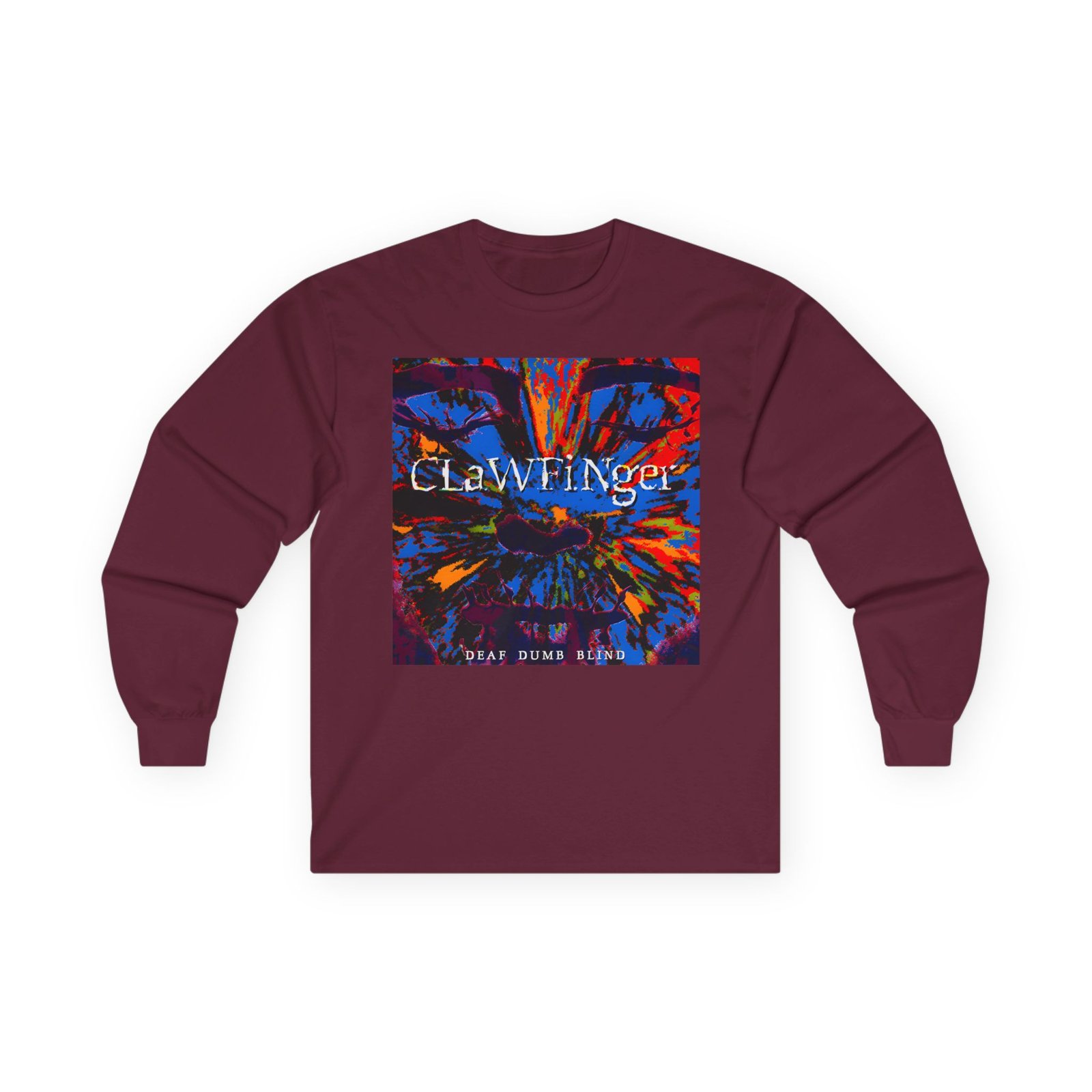 Clawfinger Deaf Dumb Blind 2 Album Cover Unisex Ultra Cotton Long Sleeve Tee - Image 11