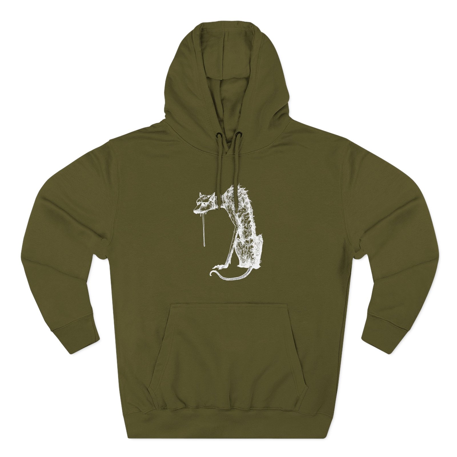 Manhead The Dog Three-Panel Fleece Hoodie - Image 5