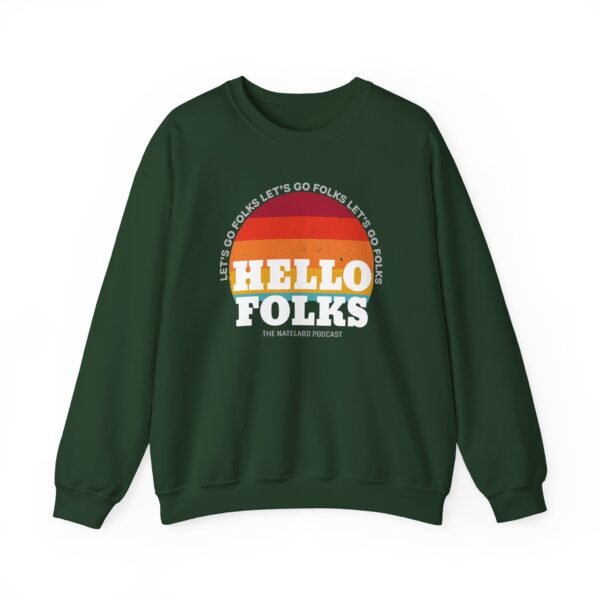 Nate Bargatze Hello Folks Unisex Heavy Blend™ Crewneck Sweatshirt - Image 7