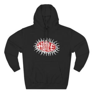 Manhead Hole Eyeball Three-Panel Fleece Hoodie