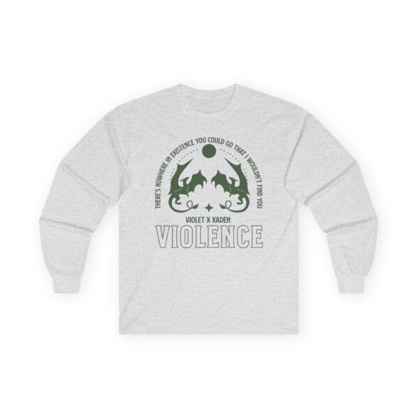 Fourth Wing Violet Violet and Xaden Unisex Ultra Cotton Long Sleeve Tee - Image 3
