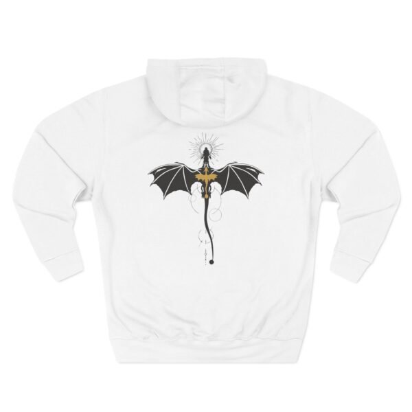 Fourth Wing Violet Sorrengail Dragon Relic Three-Panel Fleece Hoodie - Image 2