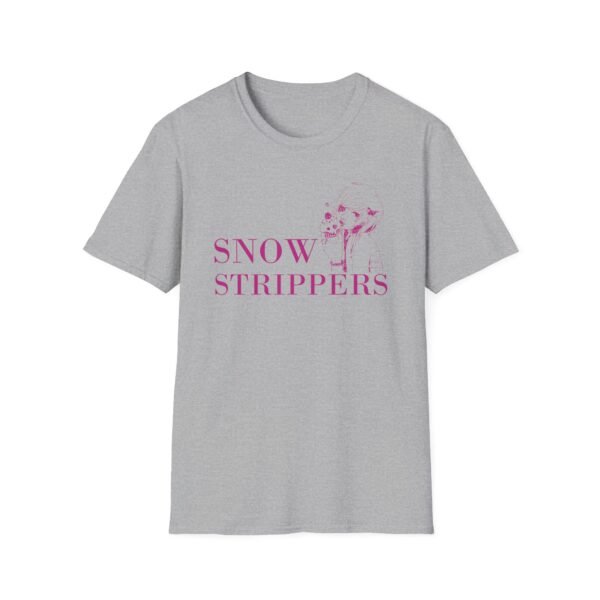 Snow Strippers Unisex Softstyle T-Shirt - Image 7