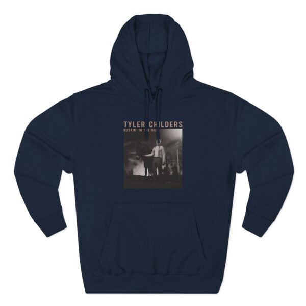 Tyler Childers Black Rustin Three-Panel Fleece Hoodie - Image 15