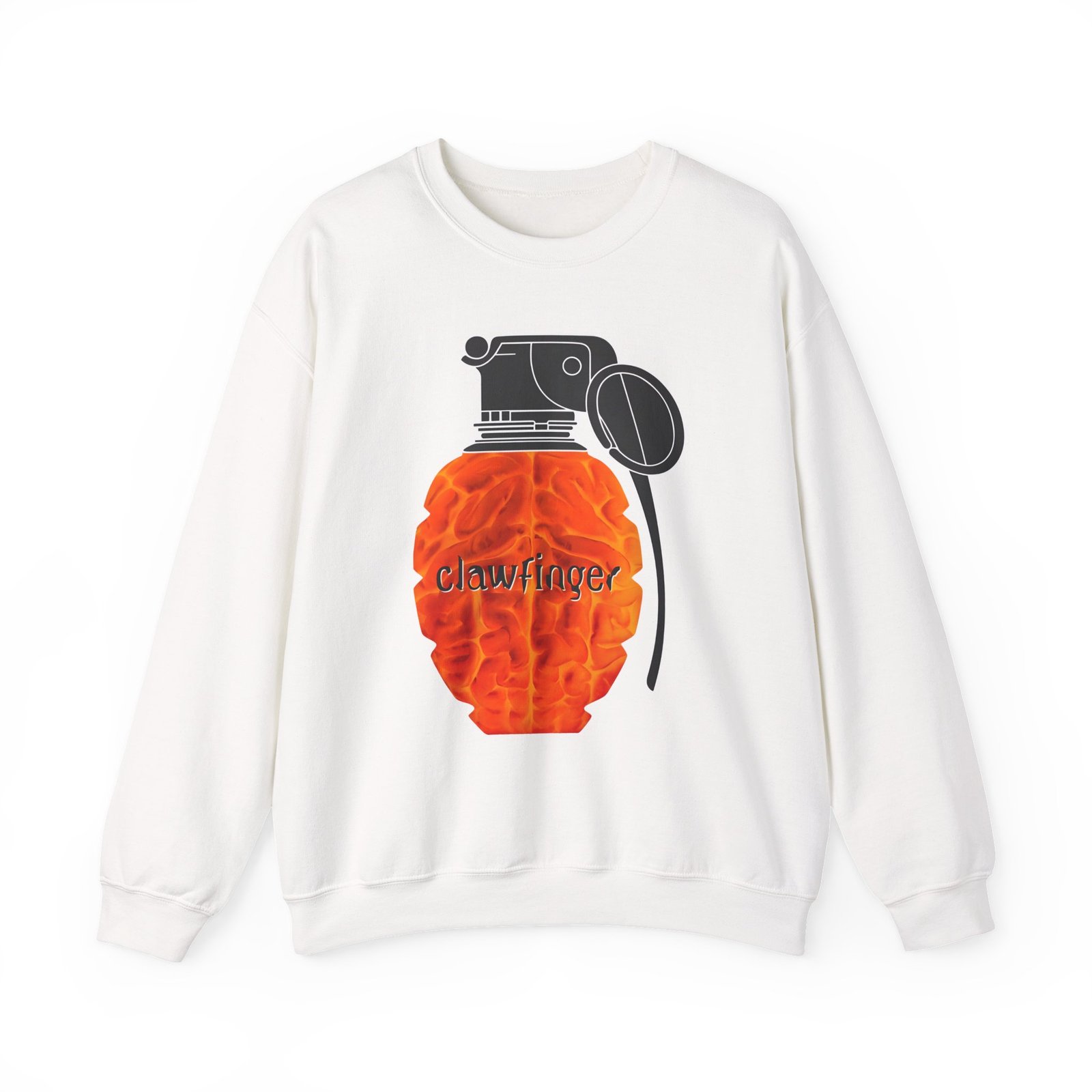 Clawfinger Use Your Brain Unisex Heavy Blend™ Crewneck Sweatshirt - Image 3