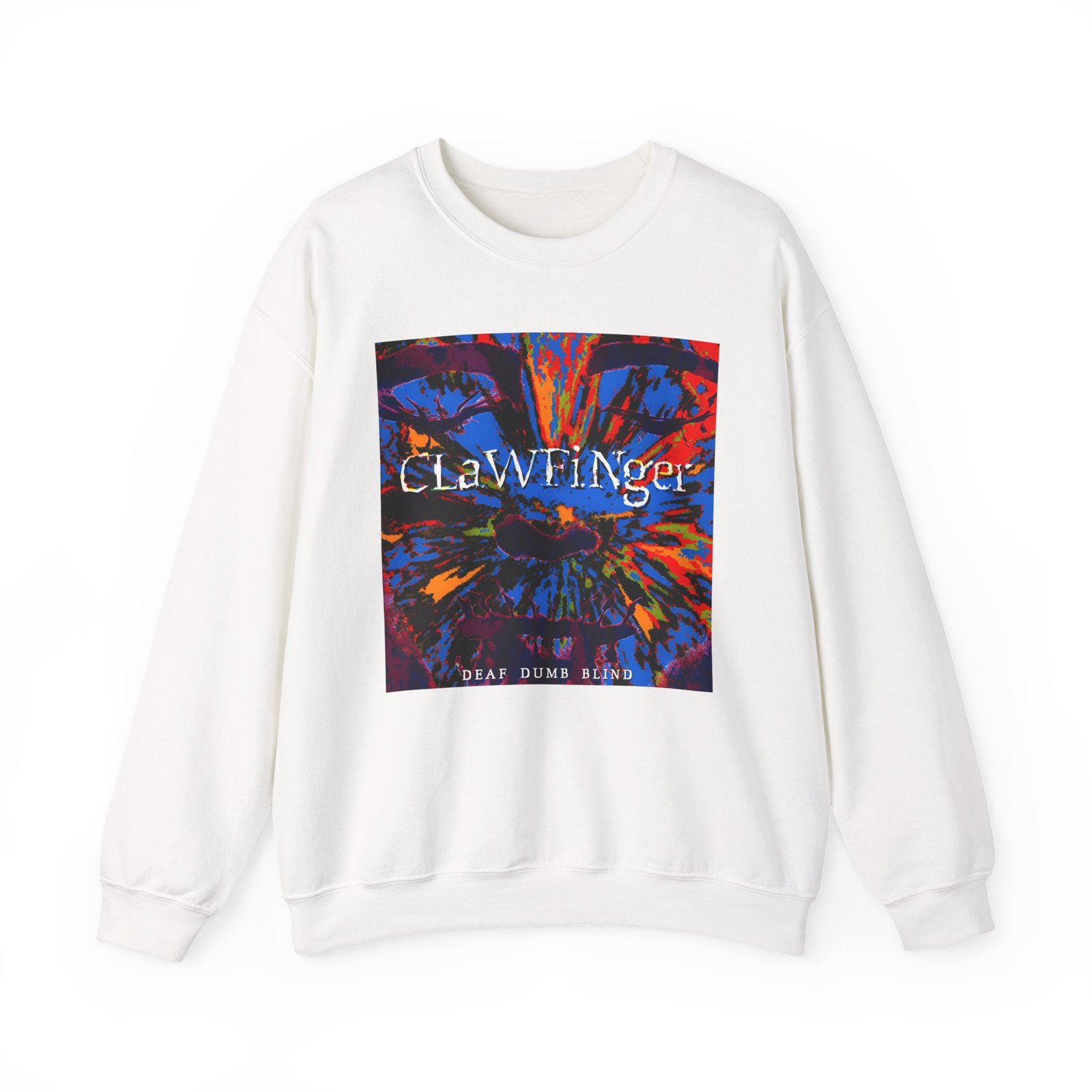 Clawfinger Deaf Dumb Blind 2 Album Cover Unisex Heavy Blend™ Crewneck Sweatshirt