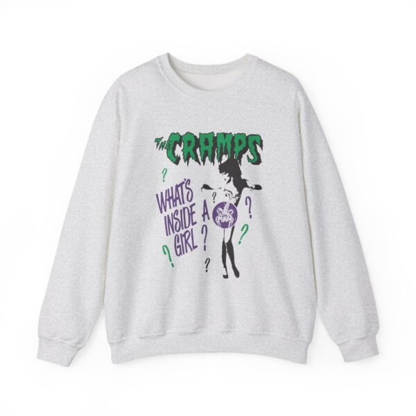 The Cramps What's Inside a Girl Unisex Heavy Blend™ Crewneck Sweatshirt - Image 3