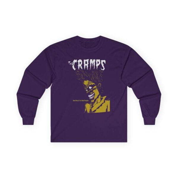 The Cramps Bad Music for Bad People Unisex Ultra Cotton Long Sleeve Tee - Image 11