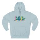 Lime Cordiale Logo Three-Panel Fleece Hoodie