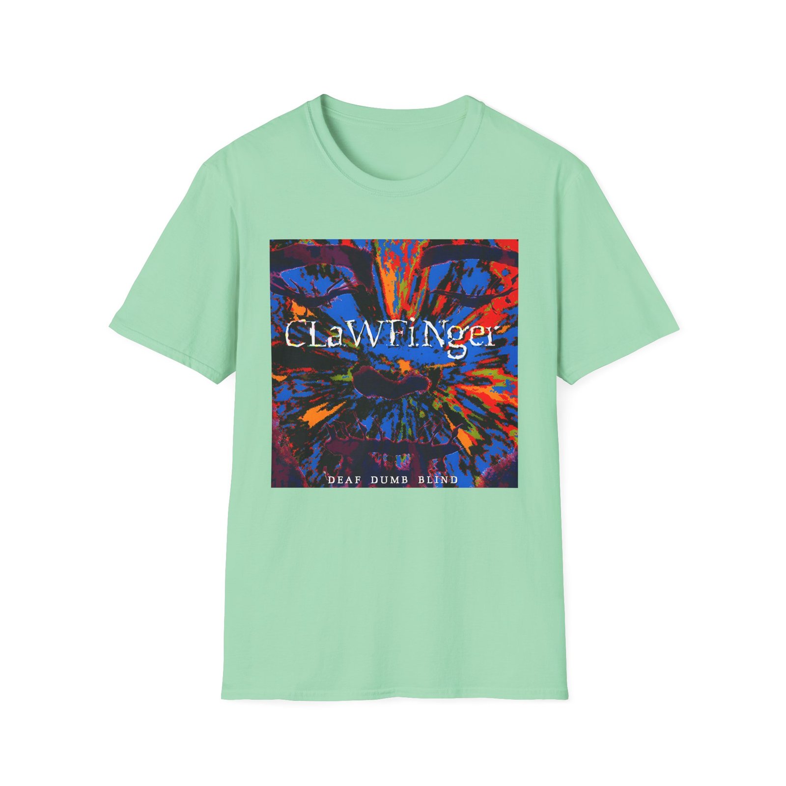 Clawfinger Deaf Dumb Blind 2 Album Cover Unisex Softstyle T-Shirt - Image 15