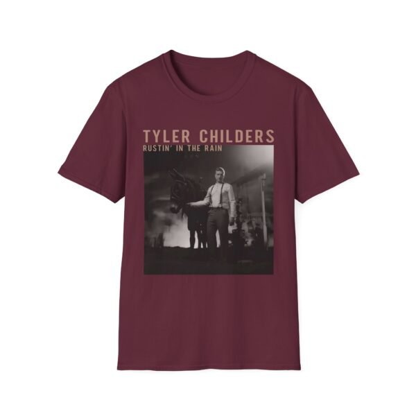 Tyler Childers Black Rustin Unisex Softstyle T-Shirt - Image 5