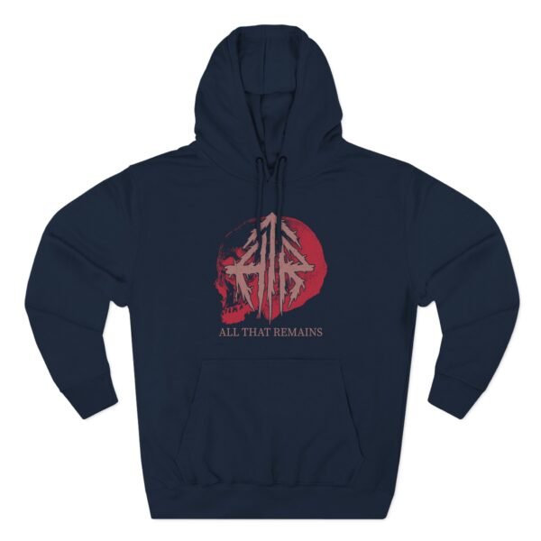 All That Remains Skull Three-Panel Fleece Hoodie - Image 3