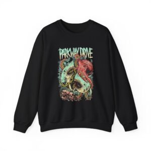 Parkway Drive Sharktopus Unisex Heavy Blend™ Crewneck Sweatshirt